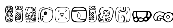 MesoAmerica Dings font preview